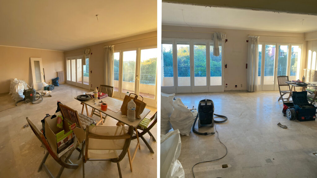 Rénovation d'un appartement à hyères